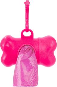 img 1 attached to Downtown Pet Supply - Large Dog Poop Bags with Leash Clips & Dispensers - Cat Litter & Dog Poop Scoop Bags - Unscented, Leak-Proof - Pink - 1000Ct