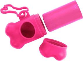 img 2 attached to Downtown Pet Supply - Large Dog Poop Bags with Leash Clips & Dispensers - Cat Litter & Dog Poop Scoop Bags - Unscented, Leak-Proof - Pink - 1000Ct