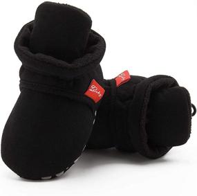 img 1 attached to 👶 Non Slip Newborn Toddler Walkers Boys' Shoes with Booties at Boots