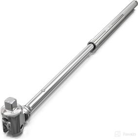 img 4 attached to Olsa Tools Extendable Breaker Bar 🔧 – 1/2-Inch Drive, 16-24 Inches, Locking Extending Bar