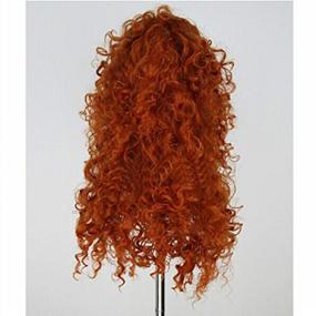 img 1 attached to Angelaicos Women'S Fluffy Wavy Halloween Merida Wig - Perfect For Party Costumes!