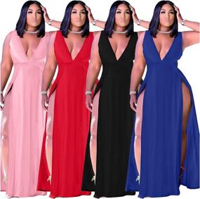 img 2 attached to Womens Bandage Sleeve Bodycon Clubwear Women's Clothing ~ Dresses