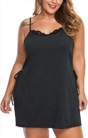 img 1 attached to Flaunt Your Curves With XAKALAKA'S Plus Size Lace Babydoll Lingerie
