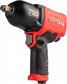 img 4 attached to Powerful Craftsman CMXPTSG1003NB Red & Black Air Impact Wrench