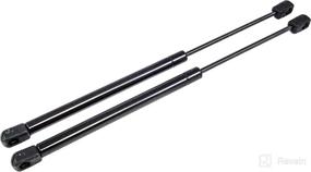 img 1 attached to 💪 High-quality Pair of 15 Inch Gas Prop Lift Springs Rod Struts - 30 lbs Capacity - Ideal for Heavy Duty Tool Box Lid, Top RV Usage