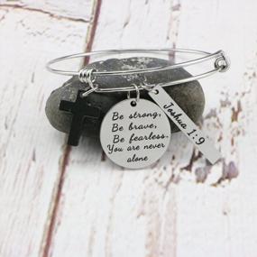 img 2 attached to Christian Bracelet For Women With Inspirational Bible Verses - Memgift Expandable Jewelry Gift