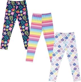 img 3 attached to Zumou Leggings Printing Flower Stretch Girls' Clothing at Leggings