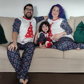 img 3 attached to Get Cozy In Christmas Matching Pajamas For The Whole Family With Babygoal Sleepwear Set