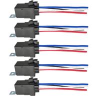 5 pack of heavy-duty waterproof relays with harness - spst automotive relay with 12 awg tinned copper wires, 40/30amp 12v dc from irhapsody logo