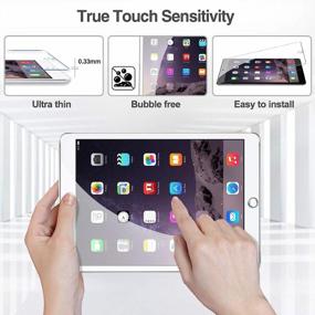 img 1 attached to 📱 ProCase iPad Mini 1 2 3 Screen Protectors: Premium Tempered Glass Film Guards for 7.9" Apple iPad Mini, Mini 2, Mini 3 - 2 Pack