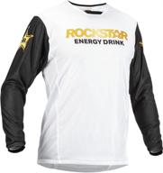 fly racing kinetic mesh jersey small - white, black, gold logo