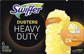 img 4 attached to Swiffer 360 Heavy Duty Duster Refills, 6 Pack: Efficient Dust Cleaning Solutions