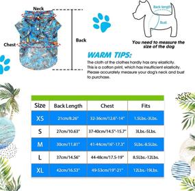 img 3 attached to 🐶 Dog Hawaiian Shirt for Small to Large Dogs - Cool Pet T-Shirts for Beach, Breathable Summer Clothes - Parrot & Sailboat Designs - Medium Size