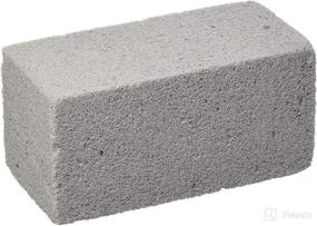 img 2 attached to 🧱 2-Pack Jumbo Pumice Scouring Brick for Large Surface Cleaning - Removes Lime, Scale, Rust, Calcium - Ideal for Pool Tiles, Barbecue Cleaning - Chemical-Free, Hand-Safe - US Pumice Stone Tile Cleaner