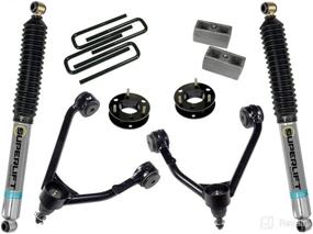 img 4 attached to 🚗 SUPERLIFT 3.5 Inch Lift Kit with Bilstein Rear Shocks for 2007-2016 Chevy Silverado 1500 & GMC Sierra 1500 2WD (Cast Steel Control Arms)