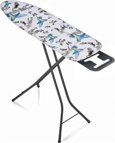 img 1 attached to European-Made Bartnelli Ironing Board With 4 Layers, Adjustable Height, And Safety Iron Rest - Perfect For Home, Laundry, Or Dorm Use!