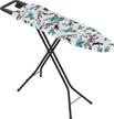 european-made bartnelli ironing board with 4 layers, adjustable height, and safety iron rest - perfect for home, laundry, or dorm use! logo