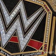 img 1 attached to Official WWE World Heavyweight Championship Title Belt (2014) - Unisex, Multicoloured, One Size review by Chris Horton