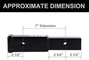 img 2 attached to REYSUN Trailer Extender Receiver Extension