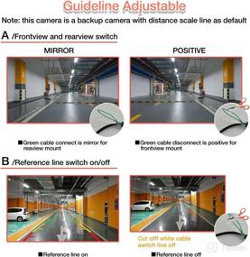 img 1 attached to 🚗 NOAUKA HD Front View Night Vision Car Rear View/Reverse/Backup Camera - Waterproof 160° Universal Color CMOS Back up Parking Camera