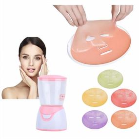 img 4 attached to Small DIY Facial Mask Maker For Natural Fruit And Vegetable Masks - Mini SPA Skin Care Machine For Hand, Neck, Eye And Chest Treatment
