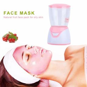 img 3 attached to Небольшой производитель масок для лица DIY для натуральных фруктовых и овощных масок - мини-спа-машина для ухода за кожей для рук, шеи, глаз и груди