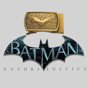 img 1 attached to 🦇 Genuine Leather Men's Accessories - Stylish Ratchet Batman Fashion