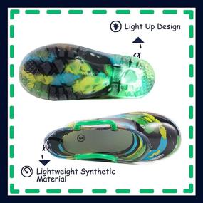 img 2 attached to Toddler Waterproof Dinosaur Lightweight Adorable Boys' Shoes : Outdoor