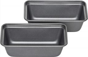 img 3 attached to Set Of 2 Official Instant Pot Mini Loaf Pans, Gray, Compatible With 6-Quart And 8-Quart Cookers