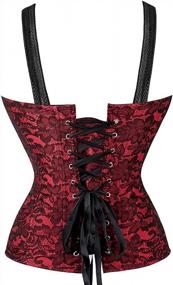 img 2 attached to Stylish Plus Size Gothic Corset With Halter Neck And Shoulder Straps