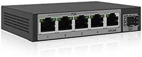 img 2 attached to UTT S1042GP 4-Port PoE Switch With 1 Gigabit Ethernet & 1 SFP Uplink Port, 60W 802.3At/Af For Business IP Cameras And APs