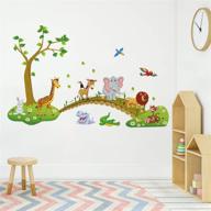 runtoo animals elephant stickers playroom logo