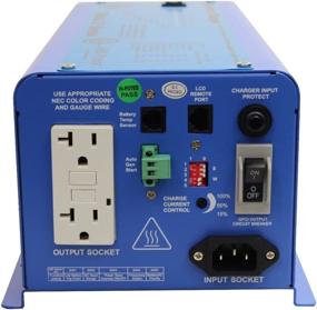 img 3 attached to AIMS Power PICOGLF6W12V120VETL Marine Grade Pure Sine Inverter Charger - Blue, Conformal Coated | 600W, 1800W Surge