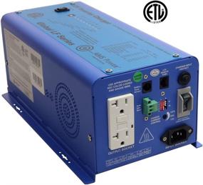 img 1 attached to AIMS Power PICOGLF6W12V120VETL Marine Grade Pure Sine Inverter Charger - Blue, Conformal Coated | 600W, 1800W Surge