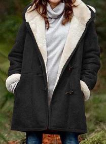 img 2 attached to 👚 Acelitt Women's Trucker Jacket Overcoat - Women's Clothing, Coats, Jackets & Vests