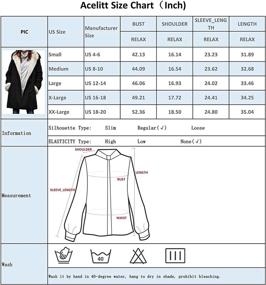 img 1 attached to 👚 Acelitt Women's Trucker Jacket Overcoat - Women's Clothing, Coats, Jackets & Vests