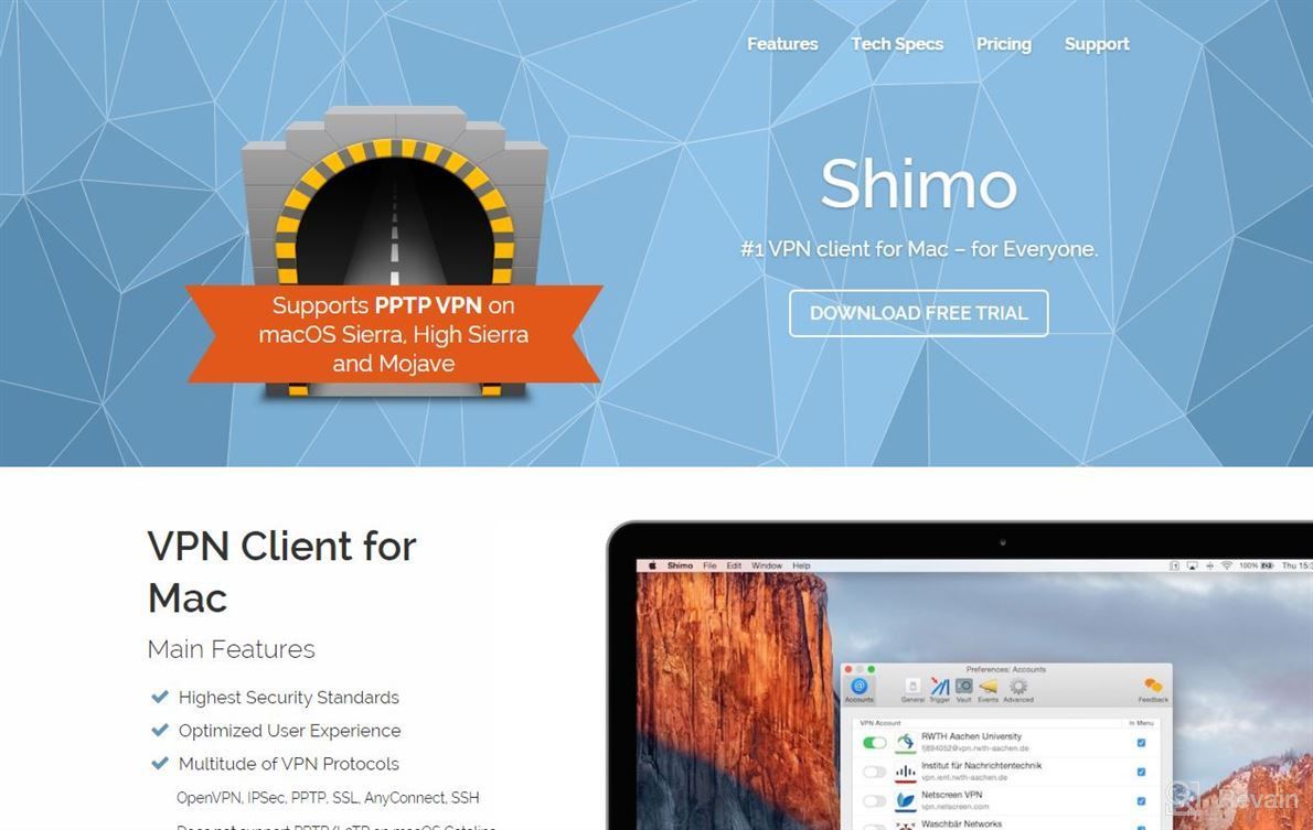 img 1 attached to Shimo VPN review by Edwin Kreps