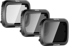 img 4 attached to Enhance Photography with Neewer Camera Lens Filter ND Filter Kit: Compatible with DJI Mavic Air 2 Lens, Multi-Coated Filters Pack Accessories ND4/ND8/ND16 Neutral Density Lens Filter (3 Packs)