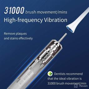 img 2 attached to 💡 Revolutionary Electric Toothbrush: Aluminum Magnesium Technology with Intelligent Identification