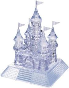 img 1 attached to 🏰 Bepuzzled Deluxe 3D Crystal Puzzle - Castle, Clear - Engaging brain teaser that challenges skills and imagination, ideal for Ages 12+".