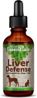 usa-made animal essentials liver defense: dandelion & milk thistle support - 1 fluid ounce for dogs & cats logo