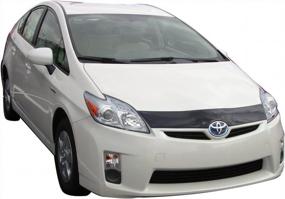img 2 attached to AVS Aeroskin Low Profile Hood Protector In Smoke Color For Toyota Prius 2010-2011 (Excluding V Model)