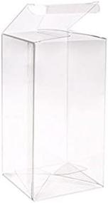 img 3 attached to 3" X 3" X 6" Crystal Clear Boxes Pop & Lock (25 Pieces) [FB59]