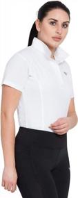 img 3 attached to 👚 TuffRider Kirby Kwik Dry Women's Short Sleeve Show Shirt