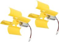 🌀 dc 0.1v-5.5v 100-6000rpm micro vertical wind turbines: small motor blades generator for diy - 1pc or 2pc options logo