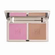 get luminous with jouer les brights! blush & bronze powder duos - vegan and paraben-free high pigment palette with vitamin e logo