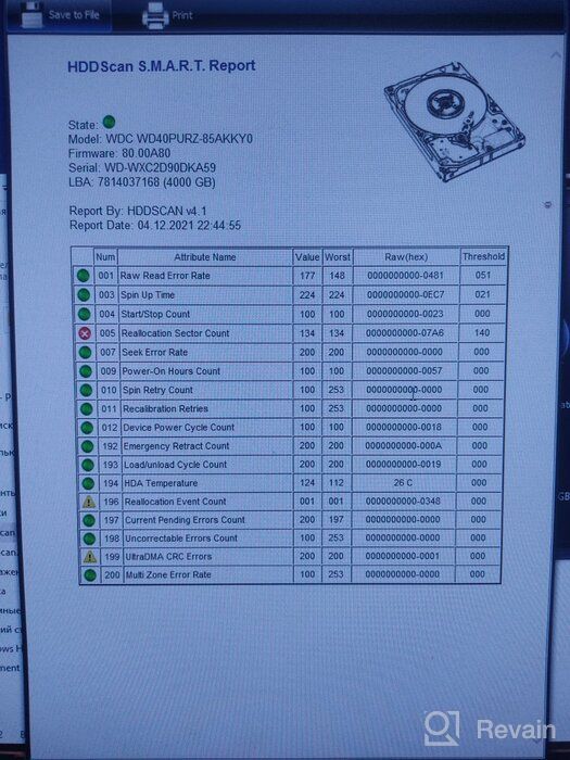 img 2 attached to West Digital 4TB Surveillance HDD - 5400 RPM SATA 6 Gb/s 64MB Cache 3.5in - WD Purple40PURZ (Old Version) review by Taufik Mohd Ghazali ᠌