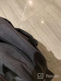 img 7 attached to Прочный рюкзак Brenthaven Collins для школы и офиса: подходит для 15-дюймовых ноутбуков, обеспечивает защиту от ударов и сжатия благодаря трансформируемой сумке серого цвета.