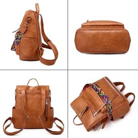 img 3 attached to Backpack Convertible Daypack Designer Shoulder Women's Handbags & Wallets ~ Fashion Backpacks