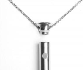 img 3 attached to Stylish Silver Vibrator Necklace - The Ultimate Accessory For Sensual Bliss